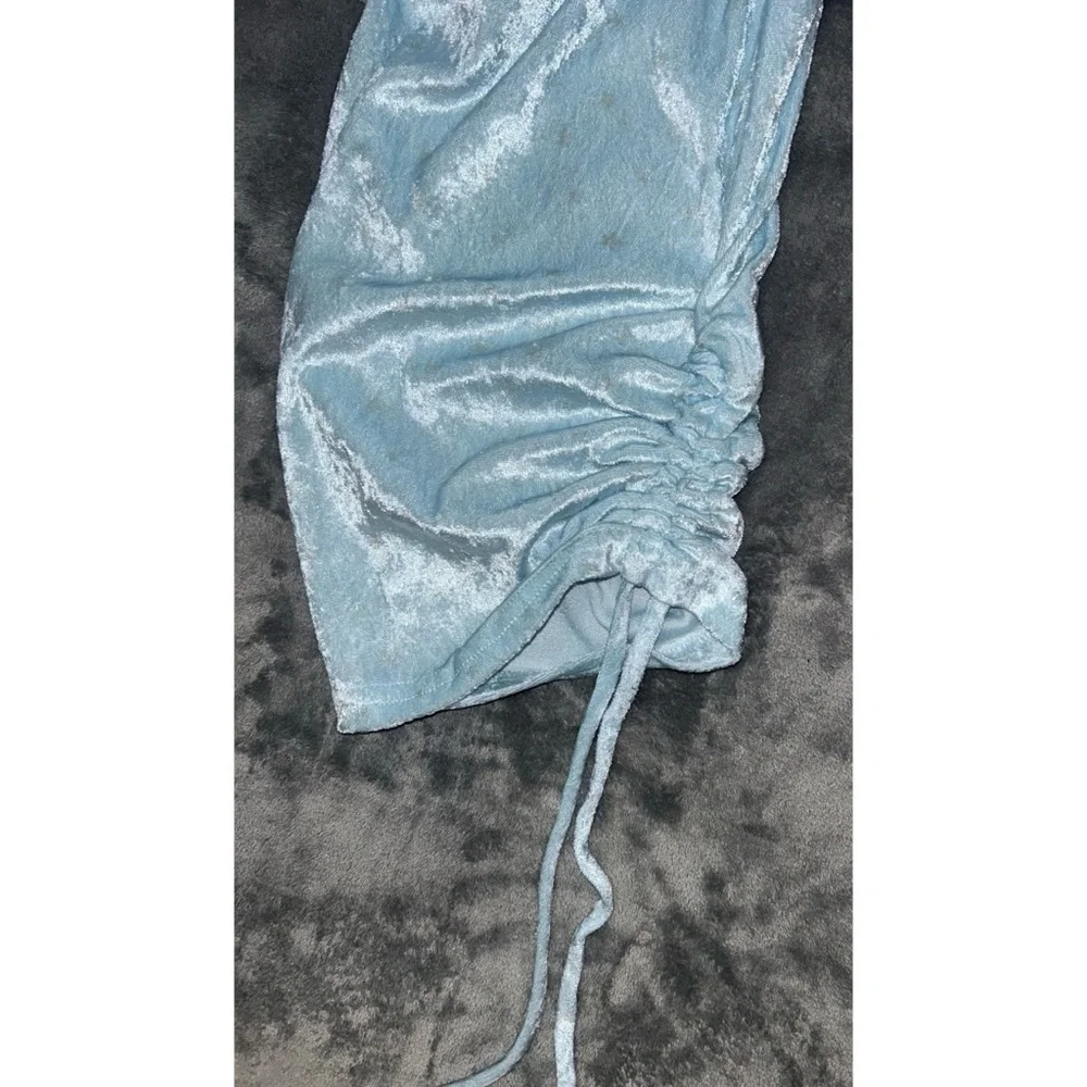 🩵 Vintage Y2K Star Velvet Sleep Pants